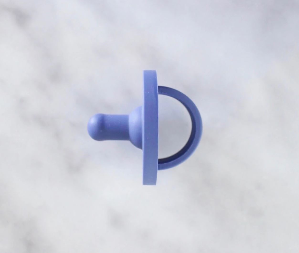 Dapper and Queen paci - blue Pacifier