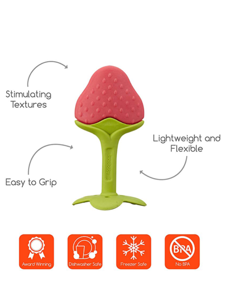 EZ grip teether - berry Making teething fun