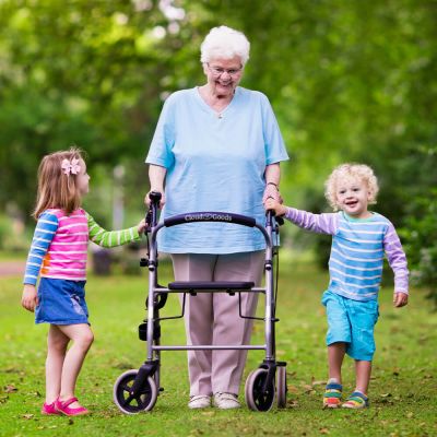 Maintain Your Independence Walkers can provide us continued independence allowing us to enjoy outings with our friends and family.