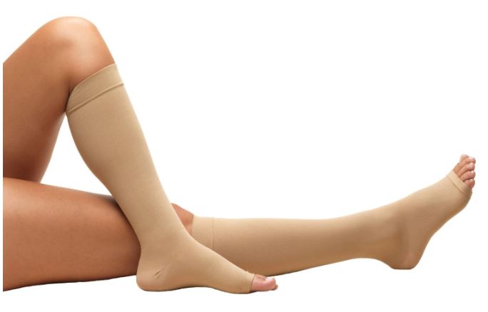 Open-toed beige Making therapy easier