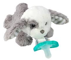 Razbaby jollypop - puppy Pacifier plus stuffed animal