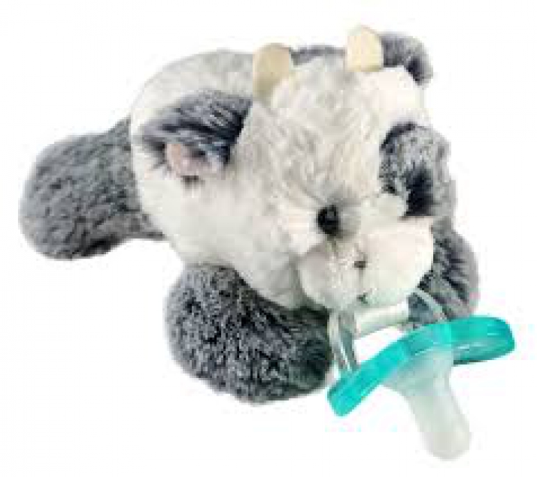 Pacifier plus stuffed animal