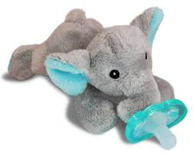 Pacifier plus stuffed animal