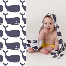 Sunscreen blanket - whales protecting baby