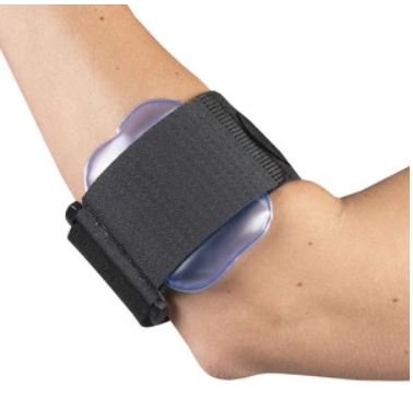 Tennis Elbow Strap with Lightweight Air Pad making movement easier