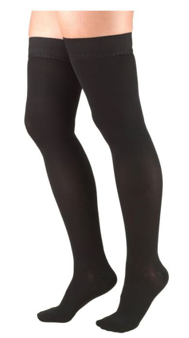 Thigh high classic - black Making therapy easier