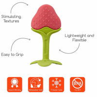 EZ grip teether - berry thumbnail Making teething fun thumbnail