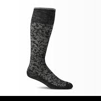 Damask socks - black thumbnail Making therapy easier thumbnail
