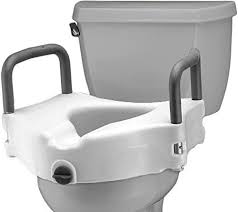 Toilet Seat Riser with arms Making going to the bathroom easier